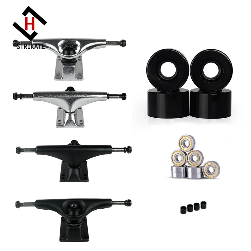 I Camion A 5 Pollici Del Pattino 56*34Mm Ruotano I Cuscinetti D'Argento Abec-11 Del Ponte Del Pattino