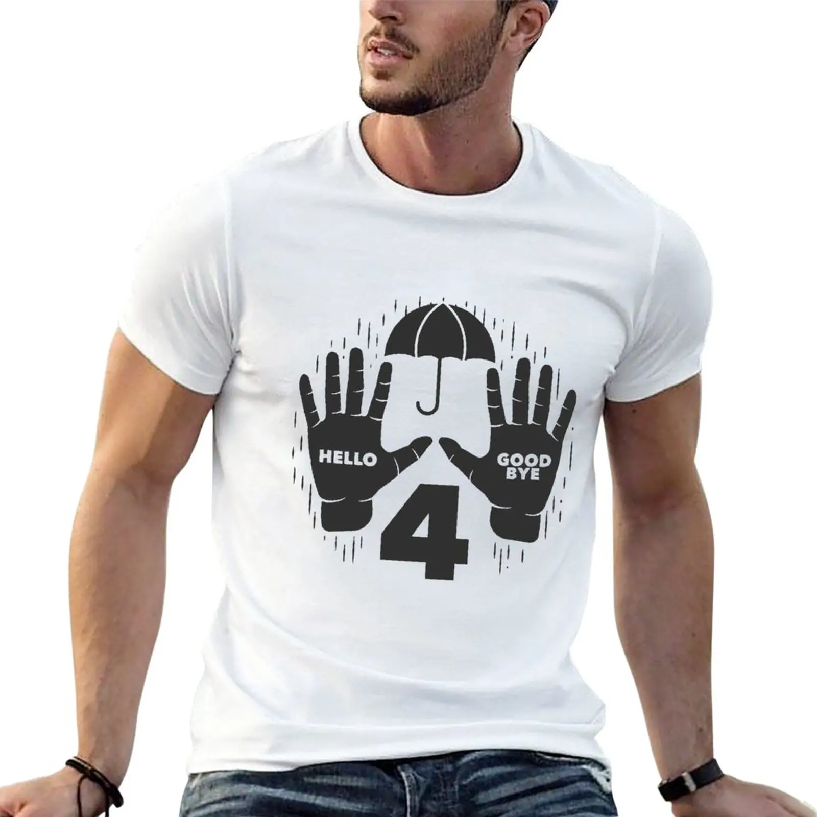 Umbrella Academy - Four, Lee [Black] T-Shirt Tee Shirt Cute Clothes Cute Tops Plain Black T-Shirt Uomo