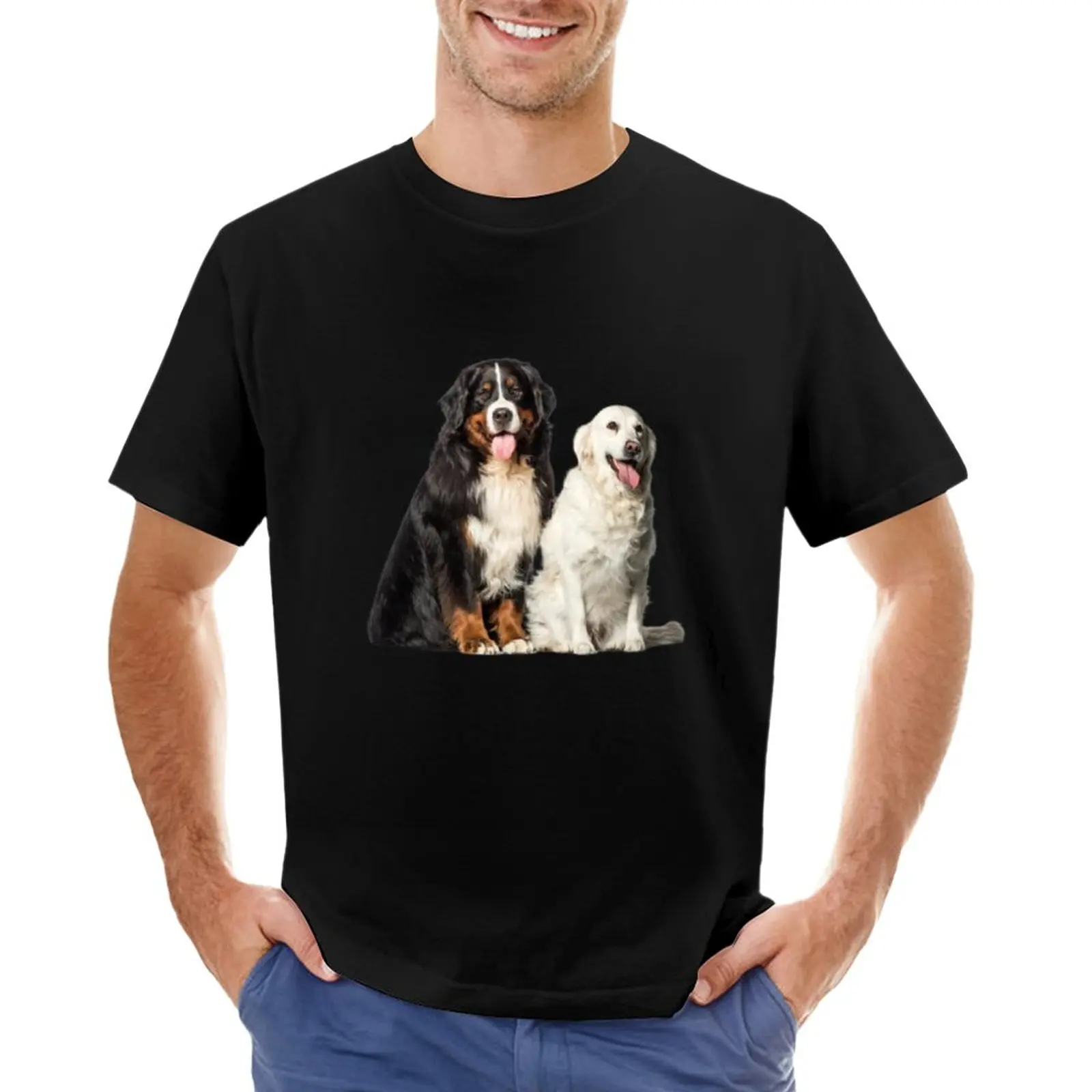 Cute Bernese Mountain Dog - Berner Sennenhund - Funny Berner Design - Bernese Bovini Dog T-Shirt