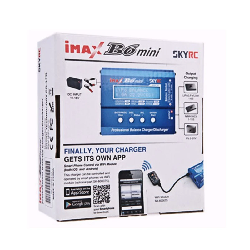 Caricabatterie Professionale Skyrc Mini Imax B6(Sk-600075)60W Caricabatterie Professionale Scaricatore Per Giocattoli Sport Carica Batteria
