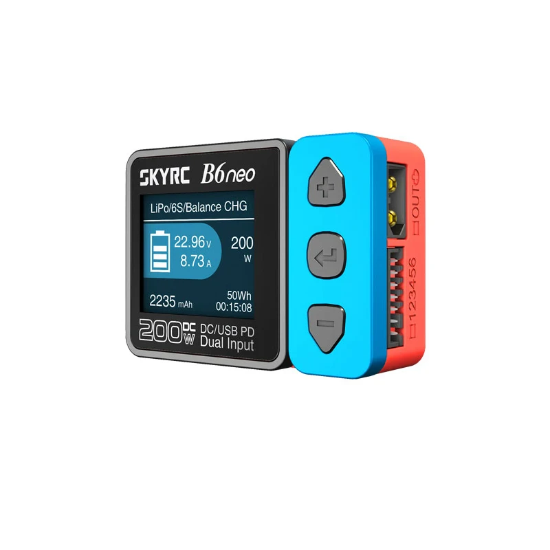 Skyrc B6 Neo Smart Charger Dc 200W Pd 80W Lipo Battery Balance Charger Scaricatore Intelligente Multifunzione