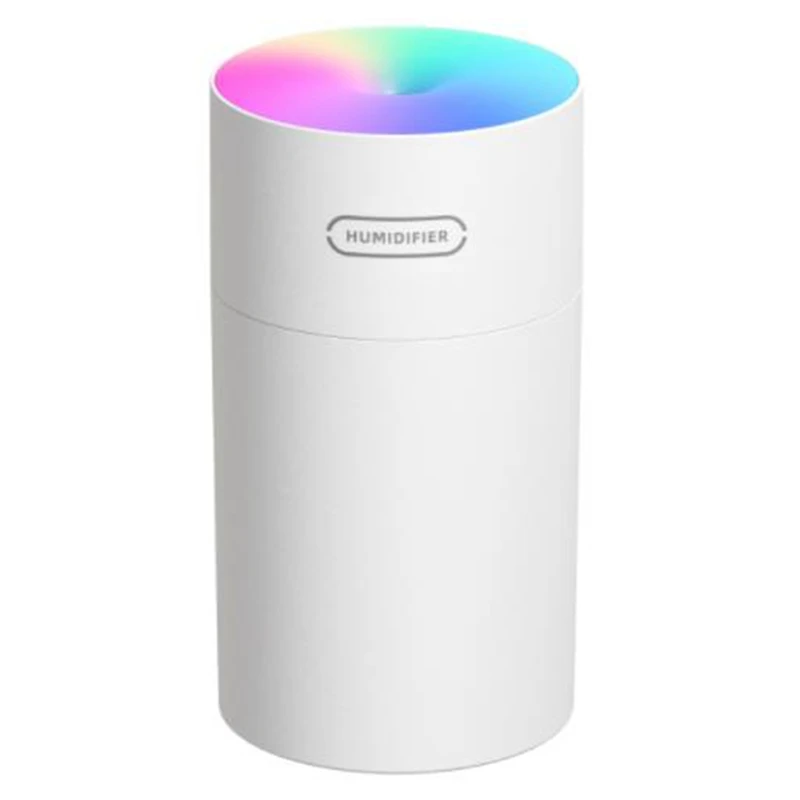 Umidificatore D'Aria Tazza Colorata Mini Diffusore Di Acqua Aromatica Led Light Ultrasonic Cool Mist Maker Aroma Per Auto Umidificatore Usb