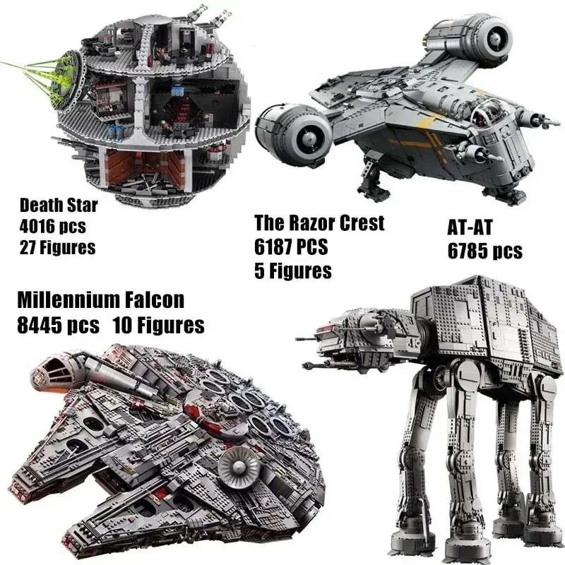 Falcon Ship Building Blocks Mattoni Giocattoli Compatibili 75192 05132 Natale Compleanno Giftsin Stock