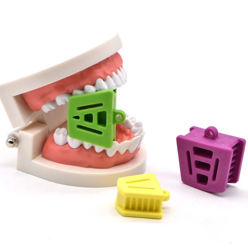 3Pcs Dental Mouth Opener Occlusal Pad Opener Divaricatore Strumento Per Odontoiatria Denti Prop Bite Divaricatore In Gomma Strumenti Per Dentisti In L