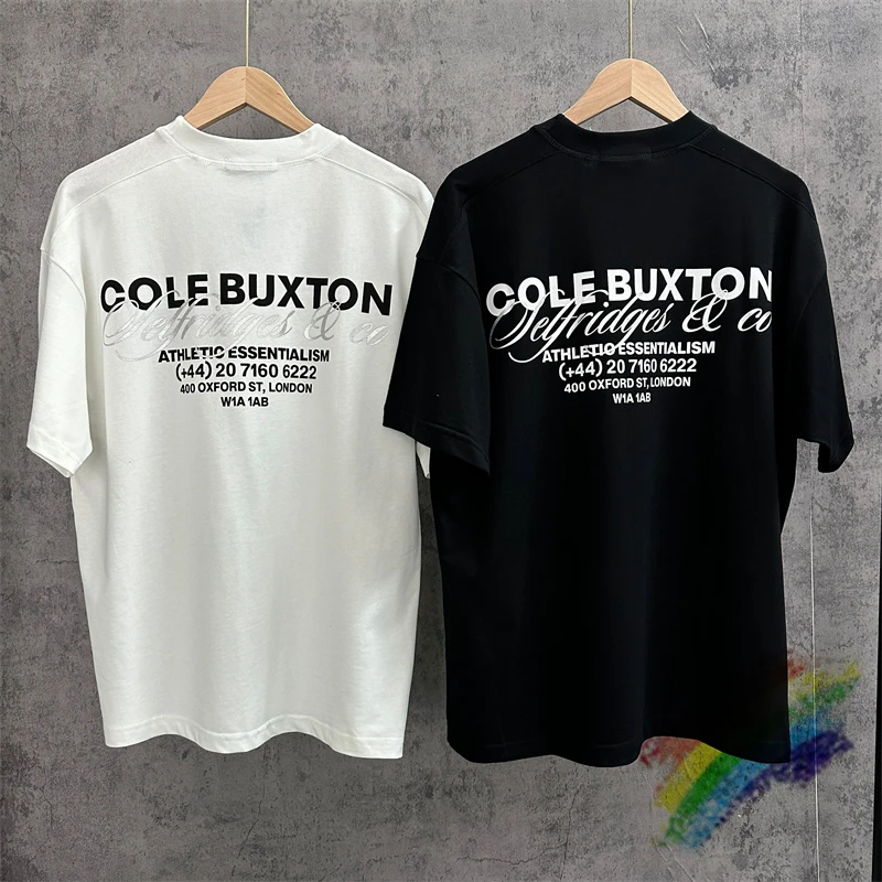 2024Ss Cole Buxton T-Shirt Uomo Donna 1:1 T-Shirt Cb Allentata Stile Estivo Di Migliore Qualità