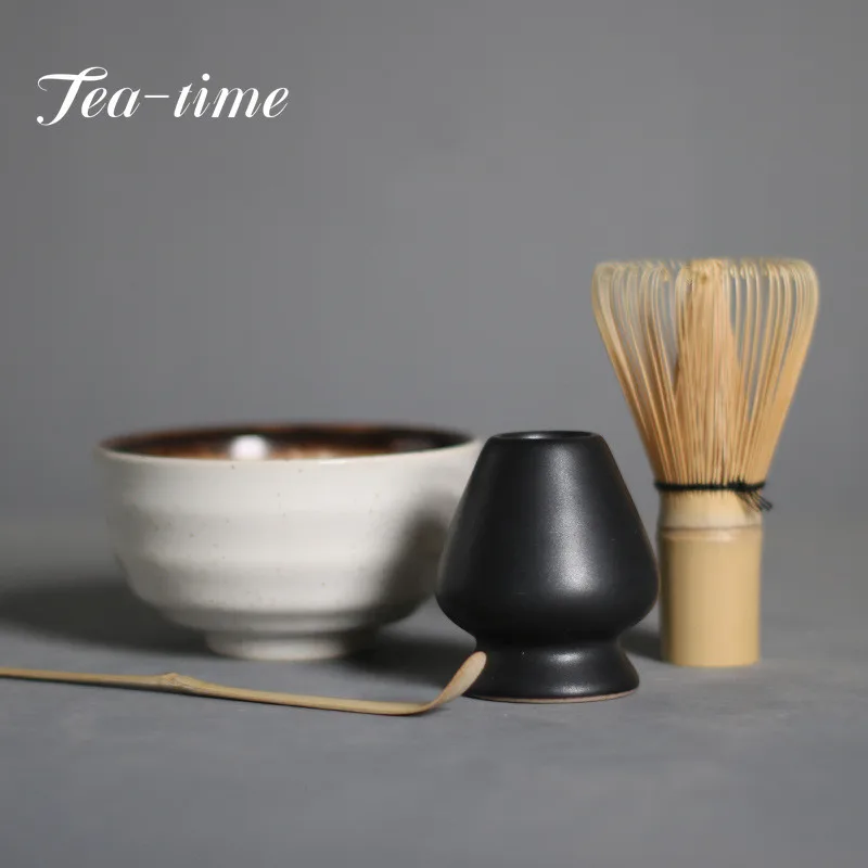 Stile Giapponese Baibon Stand Matcha Bamboo Matcha Tea Set Spazzolato Matcha Tea Tool Tea Stick Stand Song Dynasty Tea Set