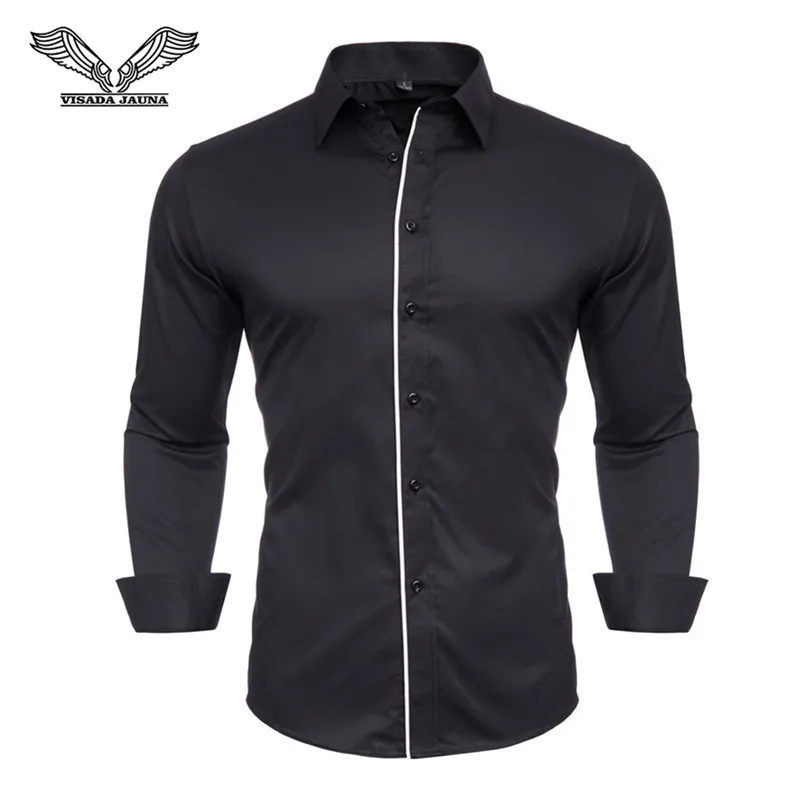 100% Cotton Men'S Dress Casual Shirt Long Sleeve Plus Size 8Xl 7Xl 6Xl High Quality Fashion Style Striped Color White Blue N5136
