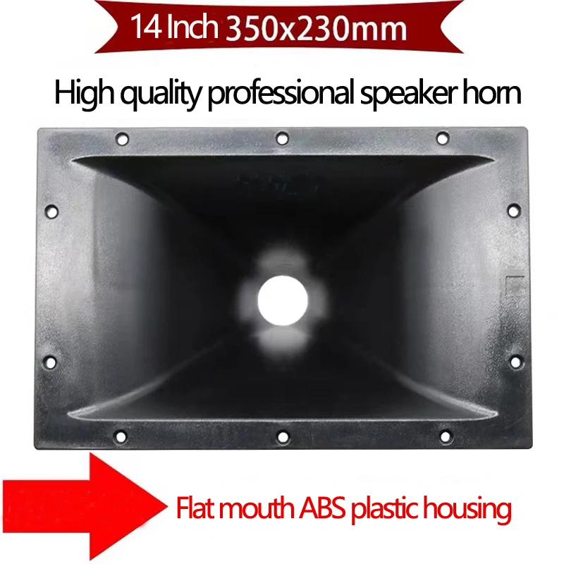 Qualità Hifi End Treble 14 Pollici 350X230Mm Platsic Horn Speaker Car Audio Karaok System Trombe Driver Super Tweeter