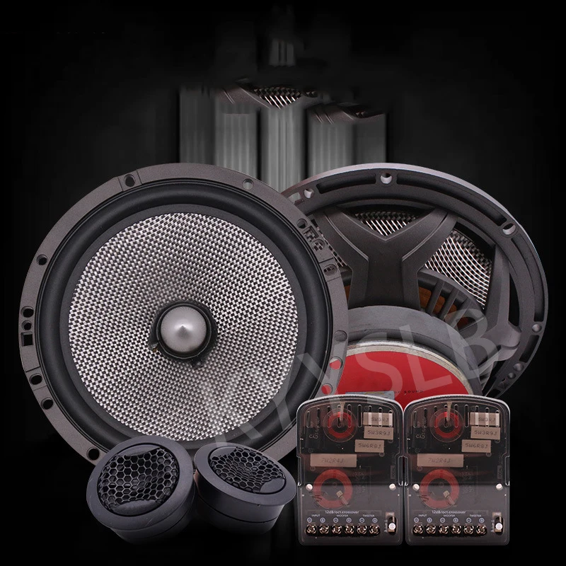 Kyylb 6.5 Pollici Car Audio Door Conversion Speaker Tweeter Woofer 2-Way Car Modificato Audio Sound Altoparlanti Unità Driver Un Set