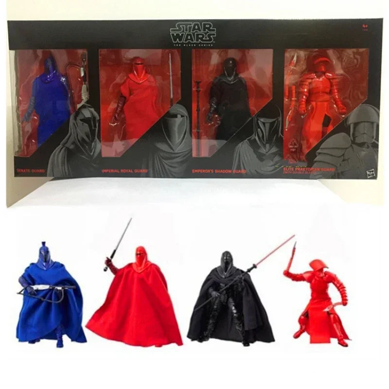 4 Pezzi Star Wars Rosso Blu Nero Imperial Royal Guard Robot Boy Toys Regali Di Natale Di Compleanno