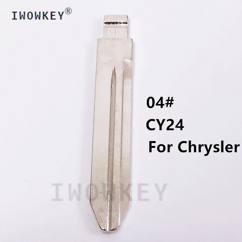 20 Pz #04 Cy24 Metallo Fold Key Blade Sostituzione Vvdi Keydiy Remote Key Blade Per Jeep Dodge Chrysler Key Uncut Blank Lishi Tools