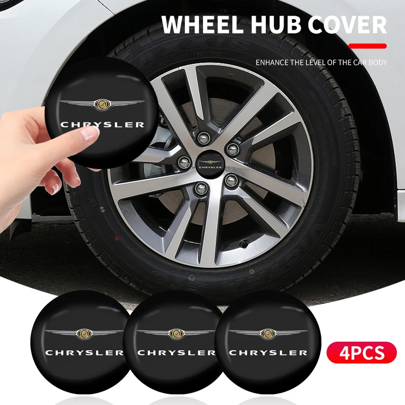 Car Wheel Center Cover Sticker Coprimozzo Decalcomania Per Chrysler 300 300C Pt Cruiser Voyager Sebring Pacifica 2004 Crossfire 200 Aspen