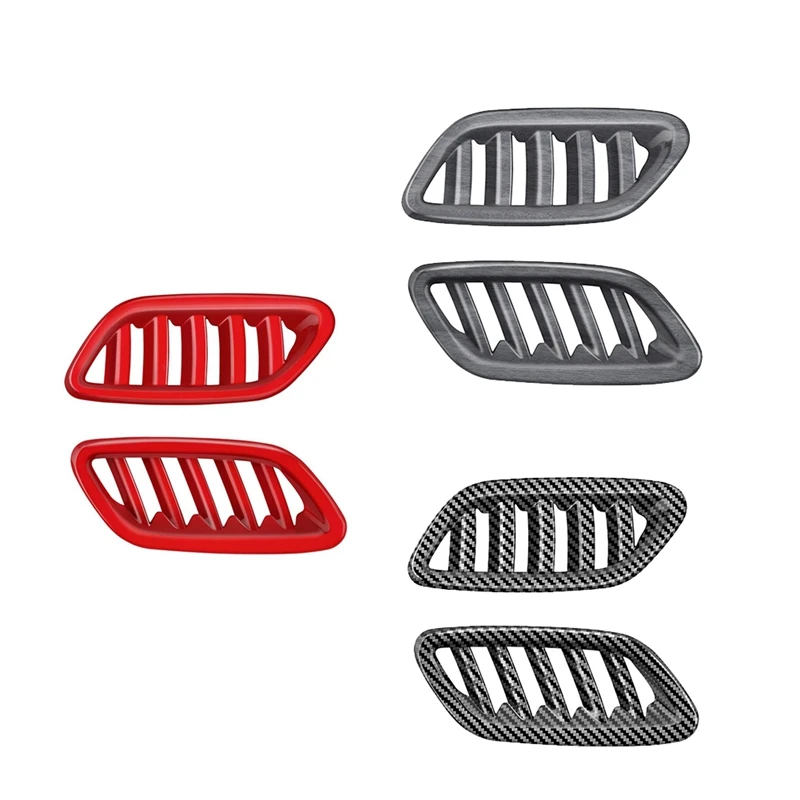 Au05 -Car Front Air Vent Dashboard A/C Outlet Frame Cover Trim Per Hyundai Kona 2024 +