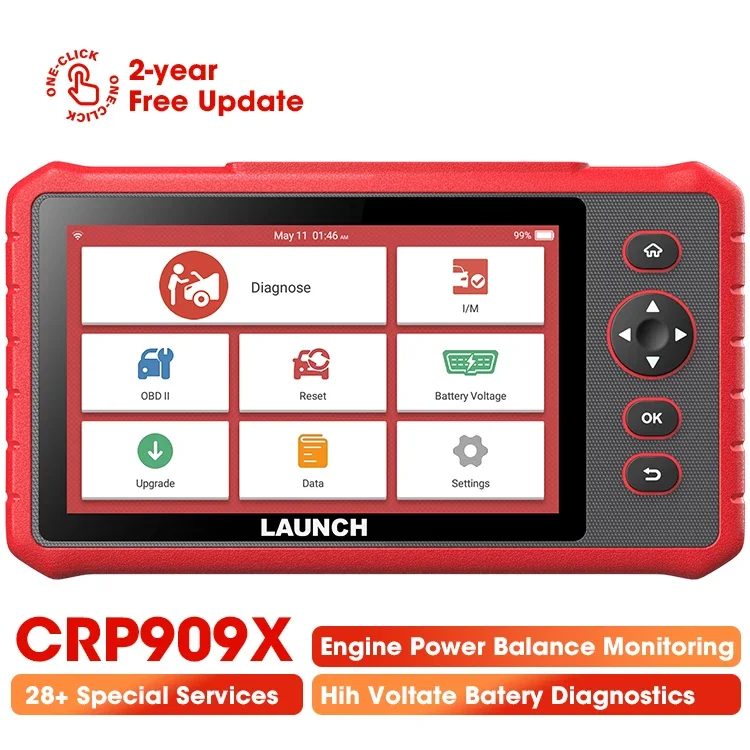 2023X431 Crp 909 909E Crp909 Crp909E Crp909X Obd2 Escaner Automotriz Auto Car Scanner Sistemi Completi Strumento Di Scansione Diagnostica