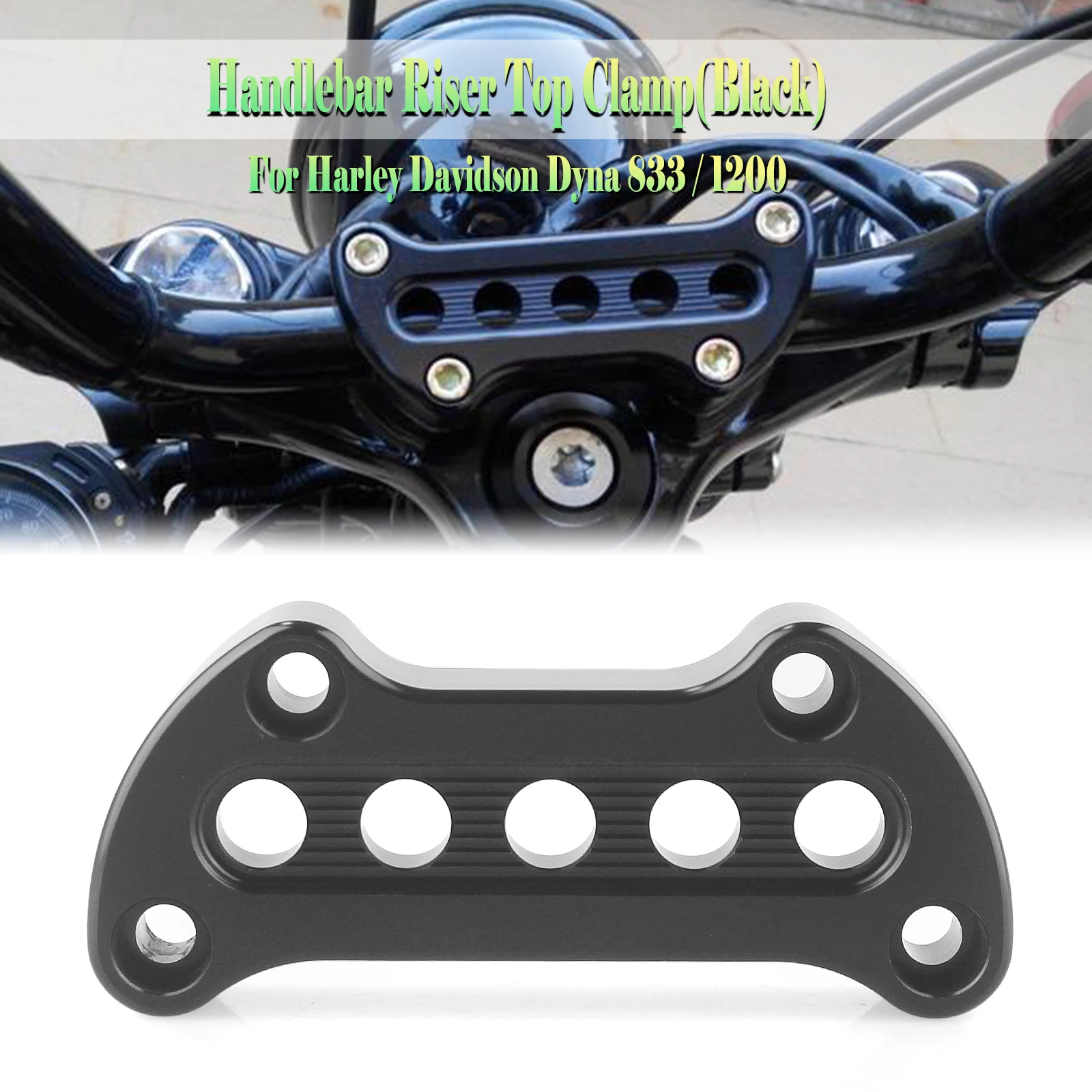 Per Harley Davidson Dyna 883 1200 Morsetto Riser Manubrio Moto