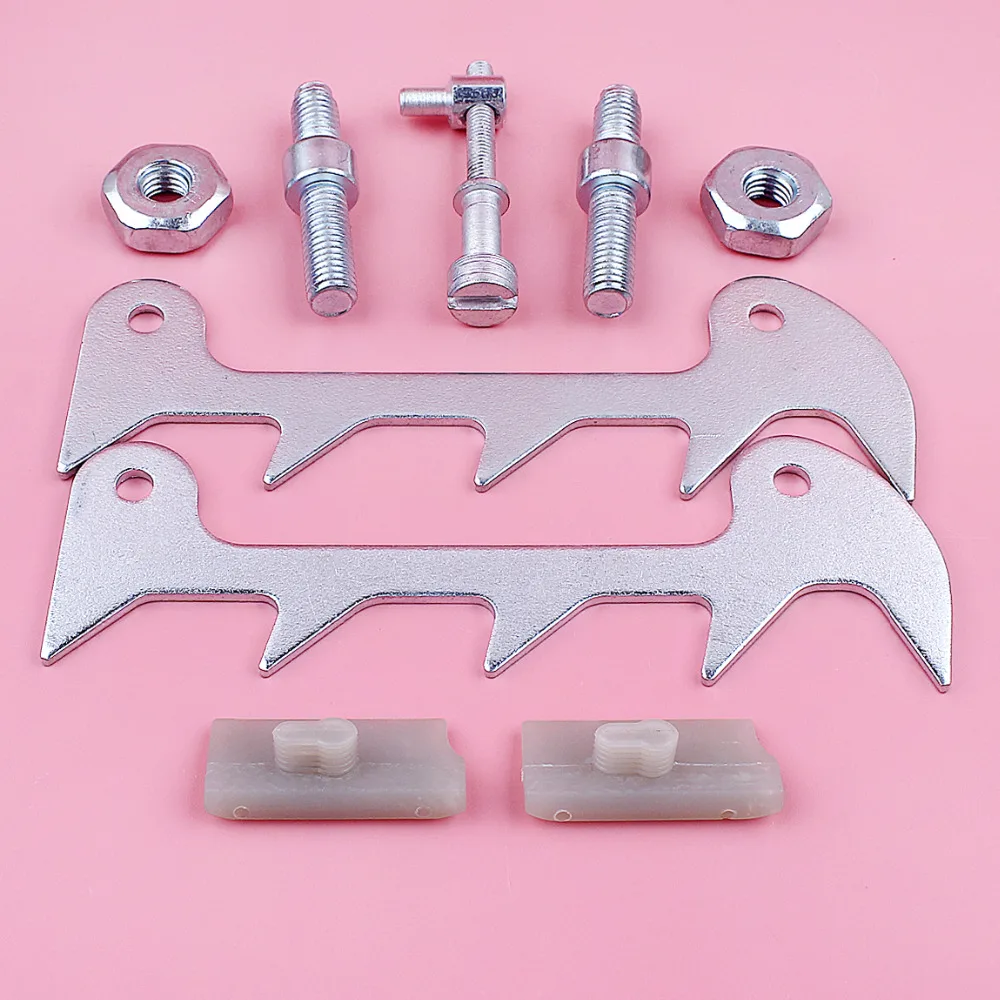 Flelling Dog Bumper Spike Strip Chain Guide Per Stihl 038 Ms380 Ms 380 Bar Stud Nut Adjuster Motosega Pezzo Di Ricambio Di Ricambio