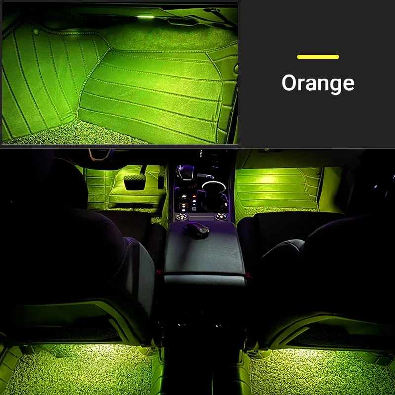 Per Audi Rs4 B8 2012-2015 Rs4 B9 2017 2018 2019 2020 2021 2022 2023 2024 Led Car Footwell Lights Accessori