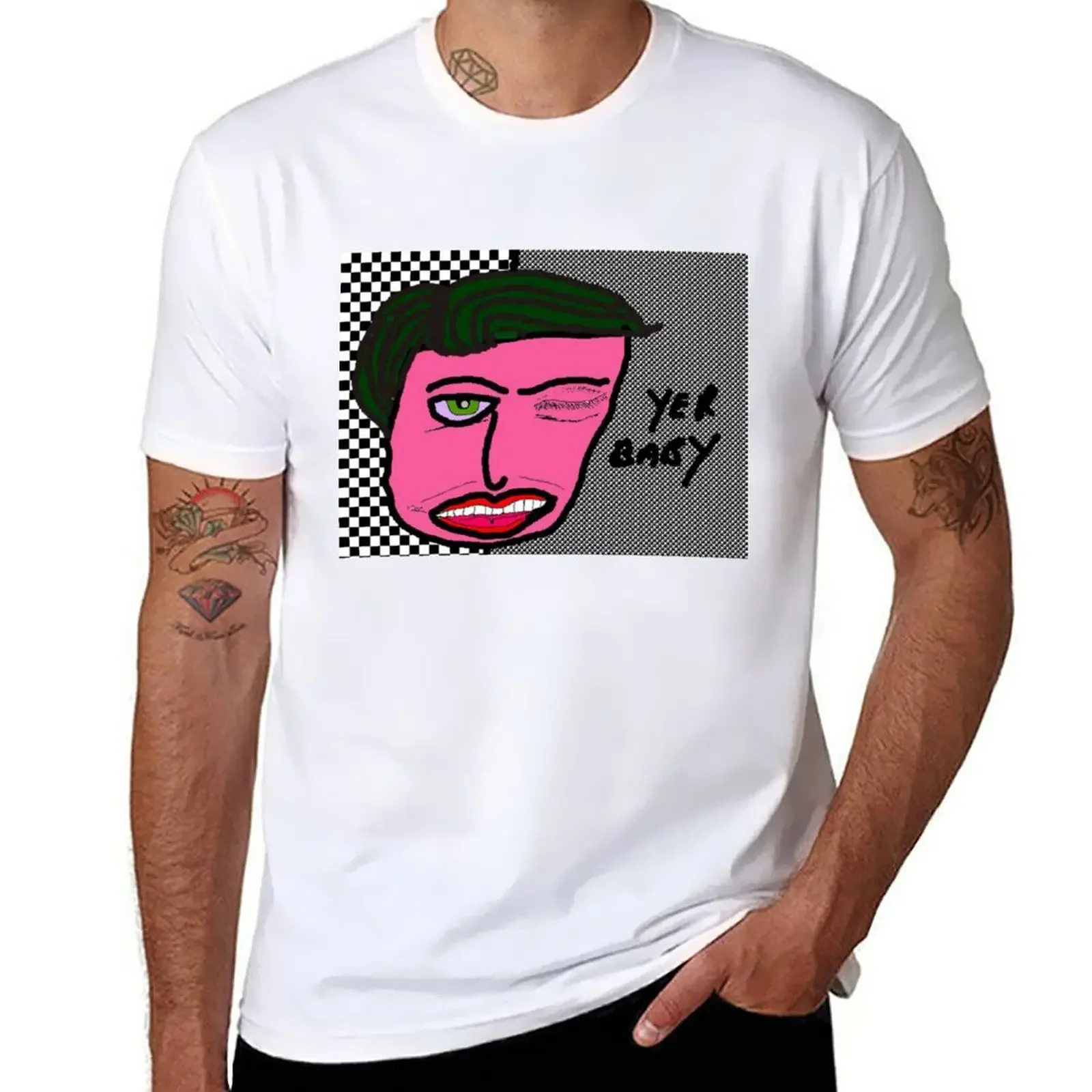 Ringo Starr Art: Yer Baby T-Shirt Plain Plus Size Top Magliette Vintage Da Uomo