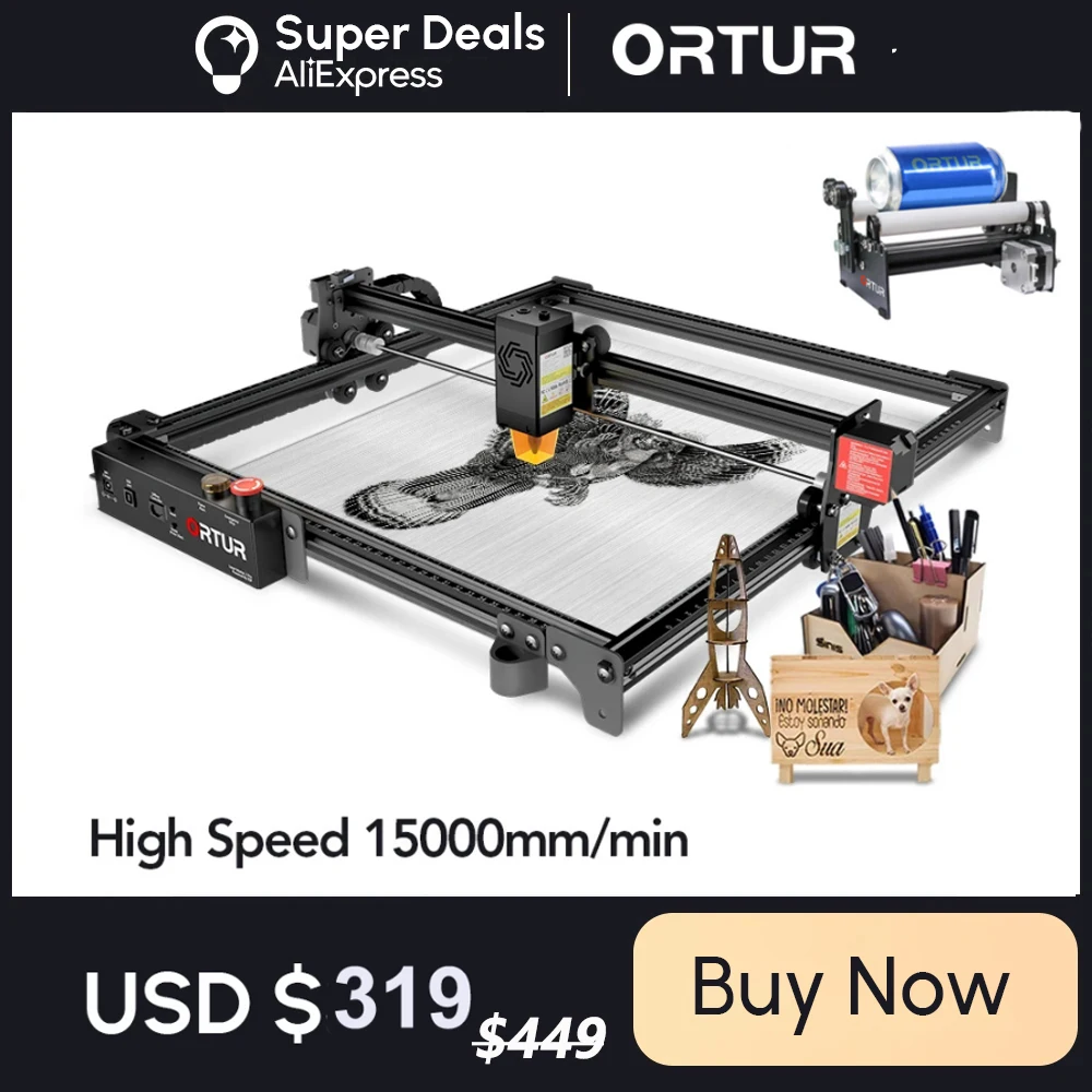 Ortur Laser Master 2 Pro S2 Lf Sf Macchina Da Taglio Per Incisione Laser Marcatura Laser Fai Da Te Per Incisore Laser Cnc A Punti Compressi In Metallo