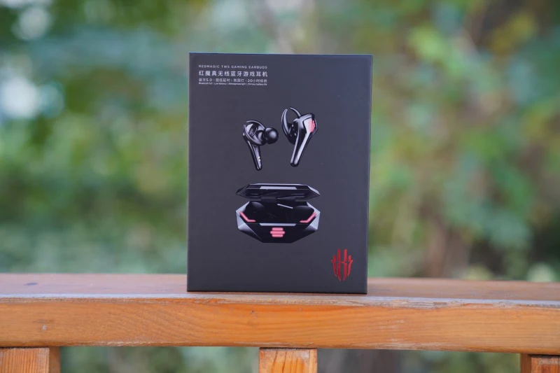 Nubia Redmagic Tws True Wireless Bluetooth Auricolare Low Latency Atmosphere Lamp Cyberpunk Smart Gaming Cuffie Soprt