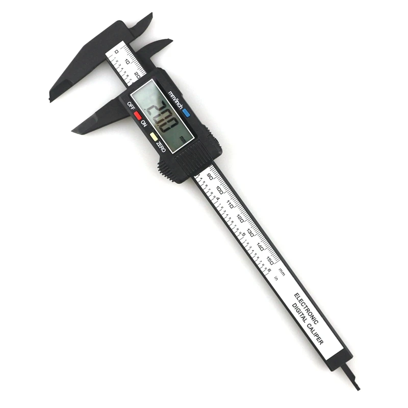 150 Millimetri 6 Pollici Lcd Elettronico Digitale Vernier Caliper Gauge Mm/Inch Micrometro Paquimetro Strumenti Di Misura Il Trasporto Libero