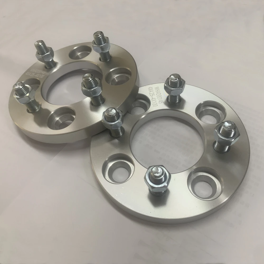 2 Pz 15Mm Pcd 4*100 A 4*114.3 Adattatori Ruota Distanziatori Foro Centrale 60Mm Prigionieri M12X1.5