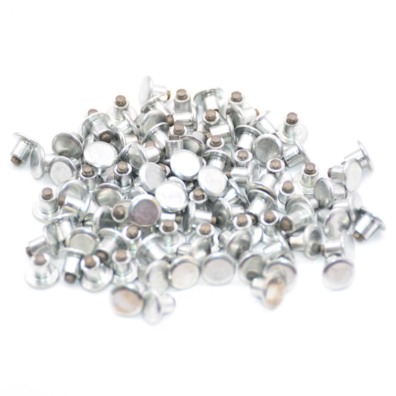 100 Pz/Lotto Universale Auto Pneumatici Studs Spikes Wheel Pneumatici Catene Da Neve Borchie 6.5 Millimetri Per Il Motociclo Dell'Automobile Del Veico