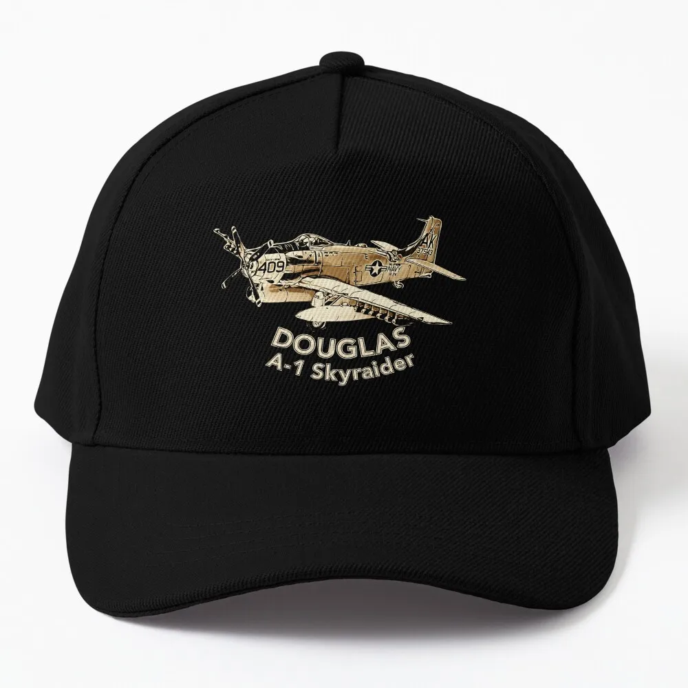 Mcdonnell Douglas A-1 Skyraider Vintage Military Aircraft Berretto Da Baseball Maschio Gentleman Hat Brand Man Caps Uomo Hat Women'S