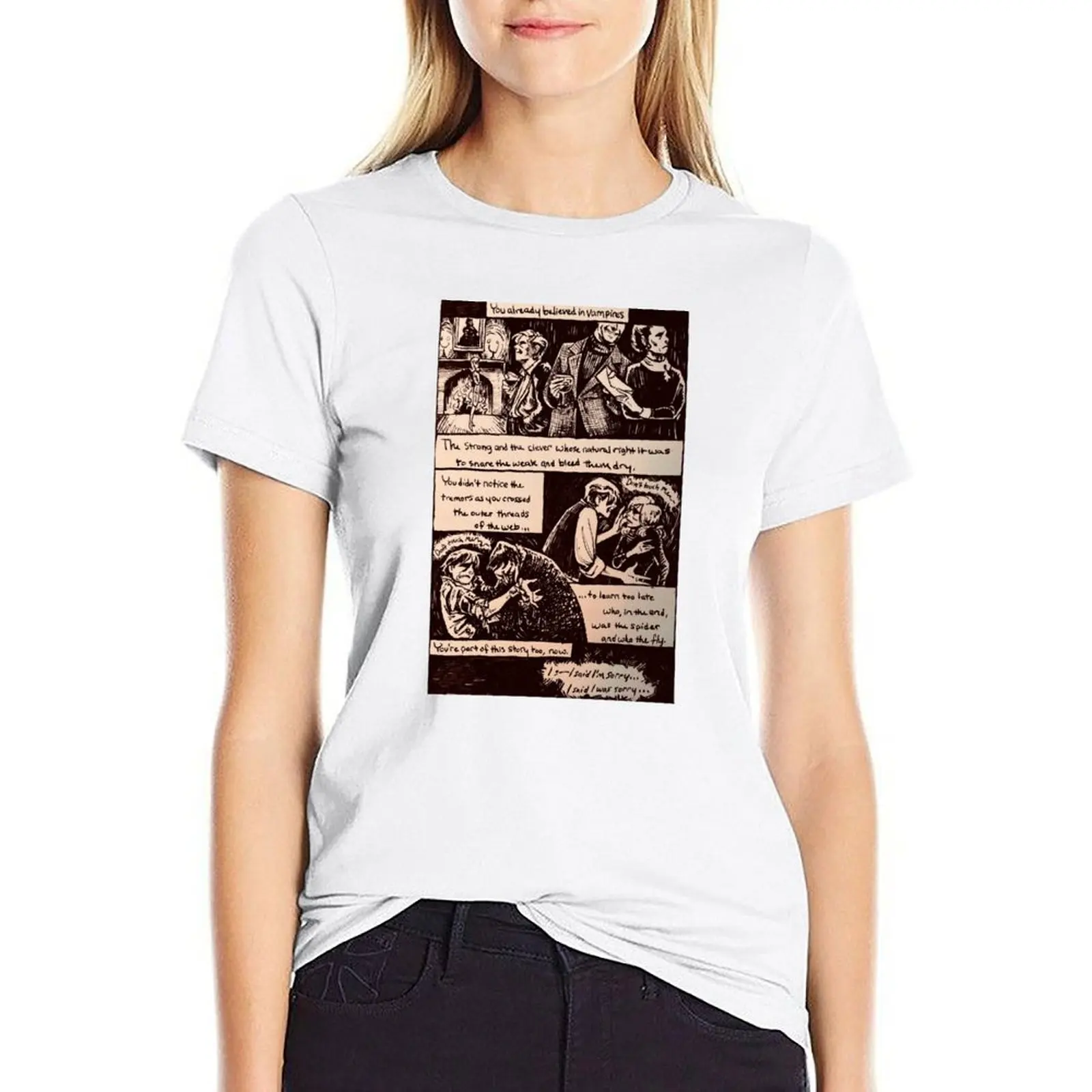 Willy Loomis: T-Shirt Dei Vampiri Vestiti Estivi Top Estivi Top Donna