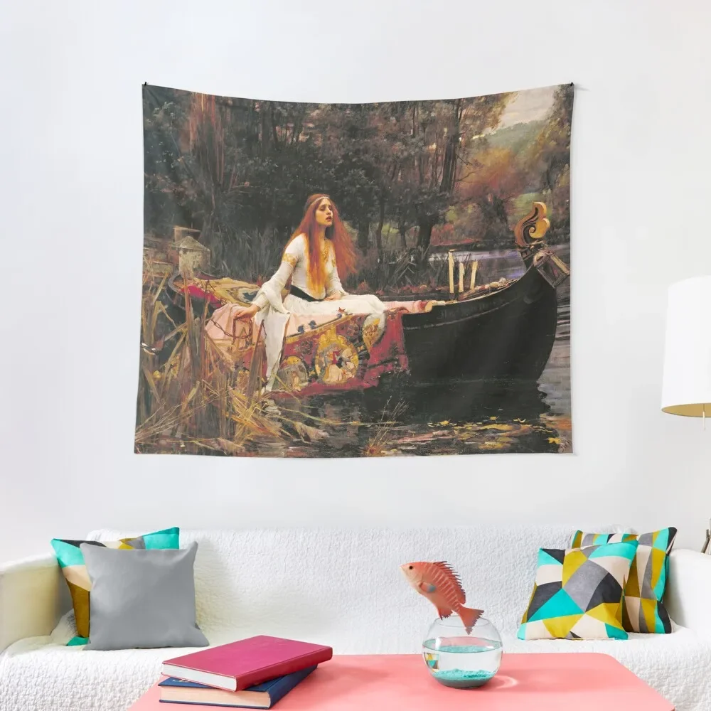 The Lady Of Shalott By John William Waterhouse (1888) Arazzo Home Supplies Arazzo