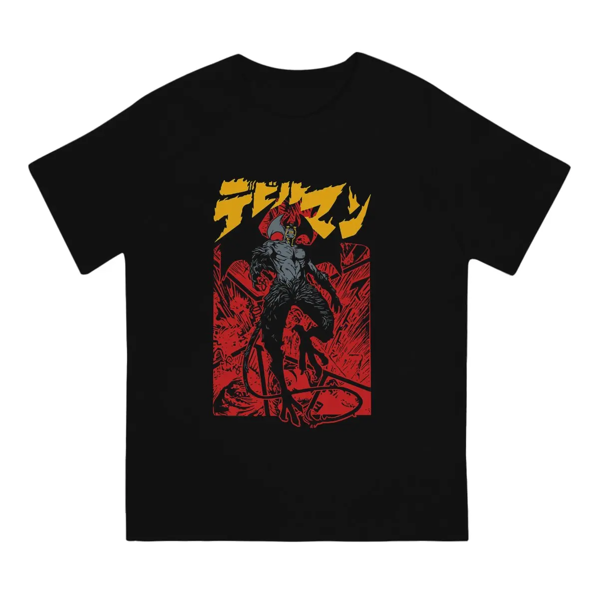 Devilman Crybaby Maglietta Creativa Per Uomo Collare Di Animazione Di Rete Giapponese Maglietta Di Base Vestiti Regalo Distintivo Outdoorwear