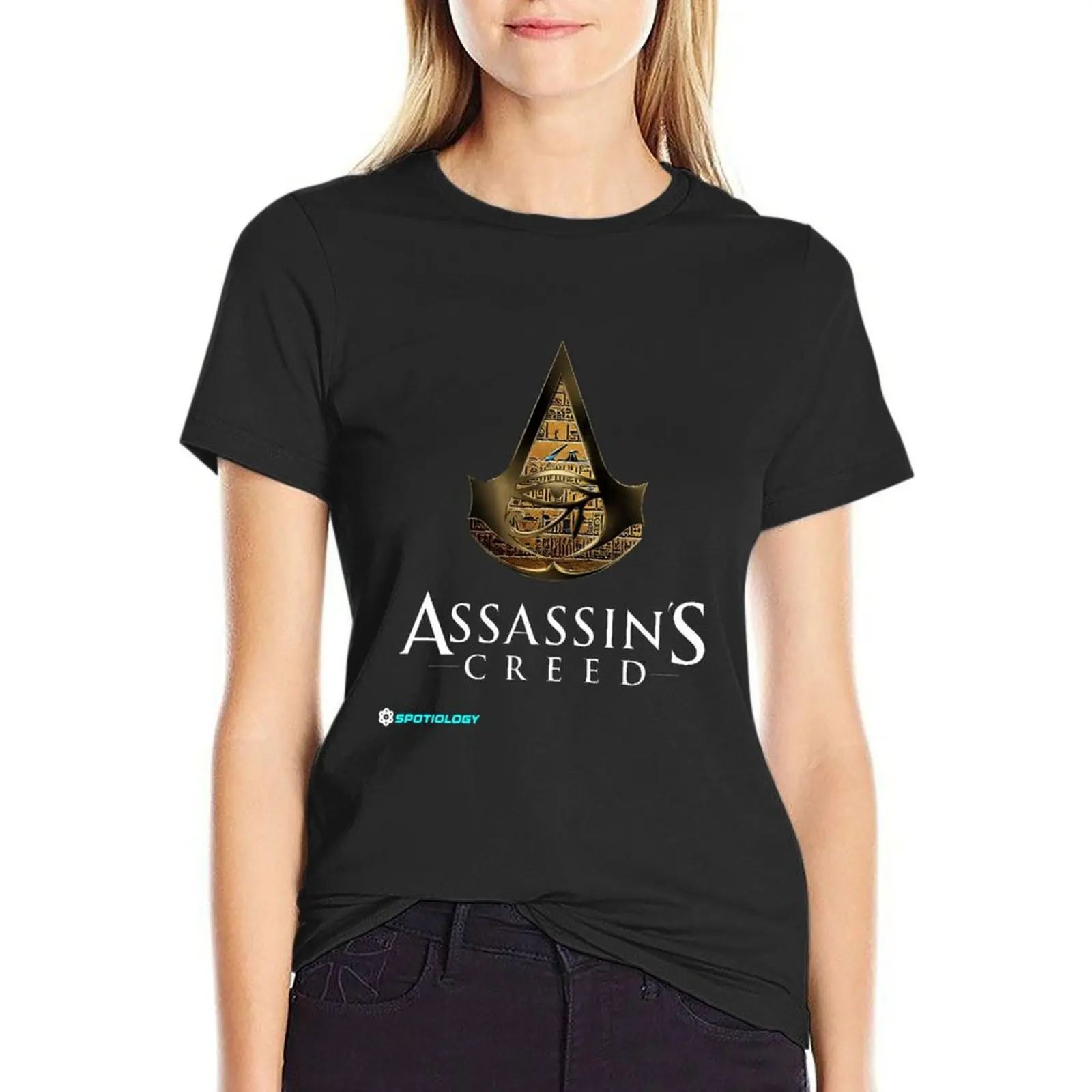 Assassins Creed T-Shirt Abbigliamento Femminile Grafica Femminile Moda Donna