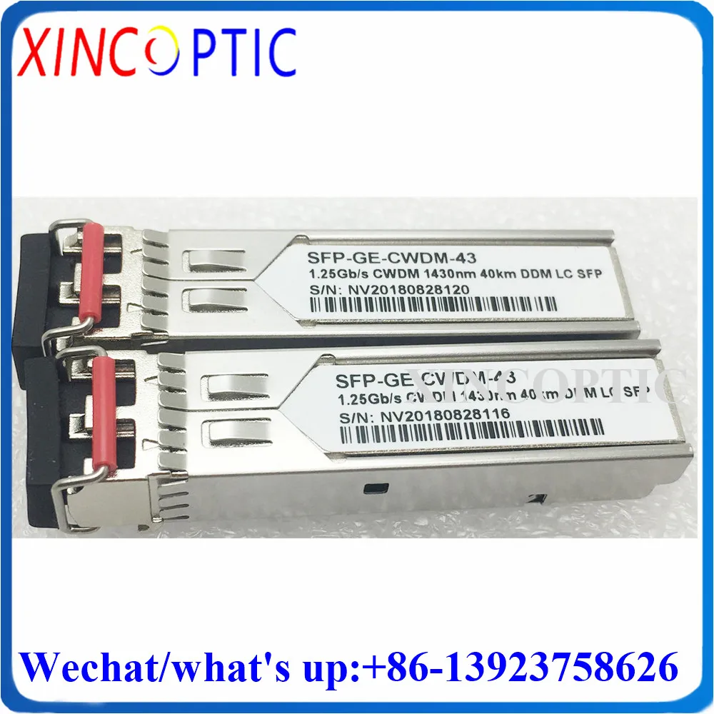 Cisco Cwdm-Sfp-40 1000Base-Cwdm Sfp 1390/1410/1430/1450/1470/1490/1550/1570/1590/1610Nm 40Km Dom Duplex Dual Lc Smf Transceiver