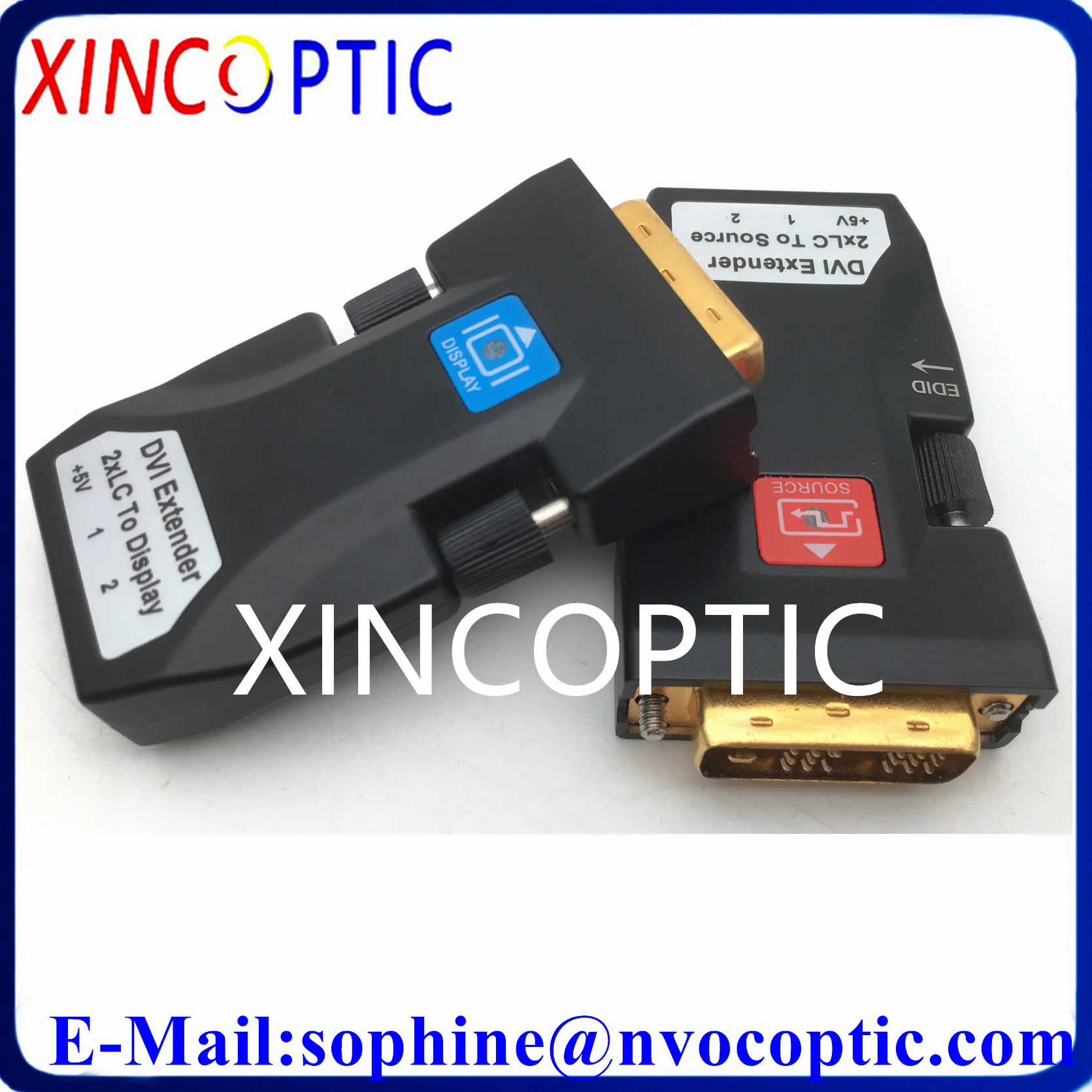 2Xlc Dvi-D Single Mode Dual Fiber 1310/1550Nm Laser 1080P @ 60Hz 2Km Super Mini Ricetrasmettitore Extender Staccabile Ottico