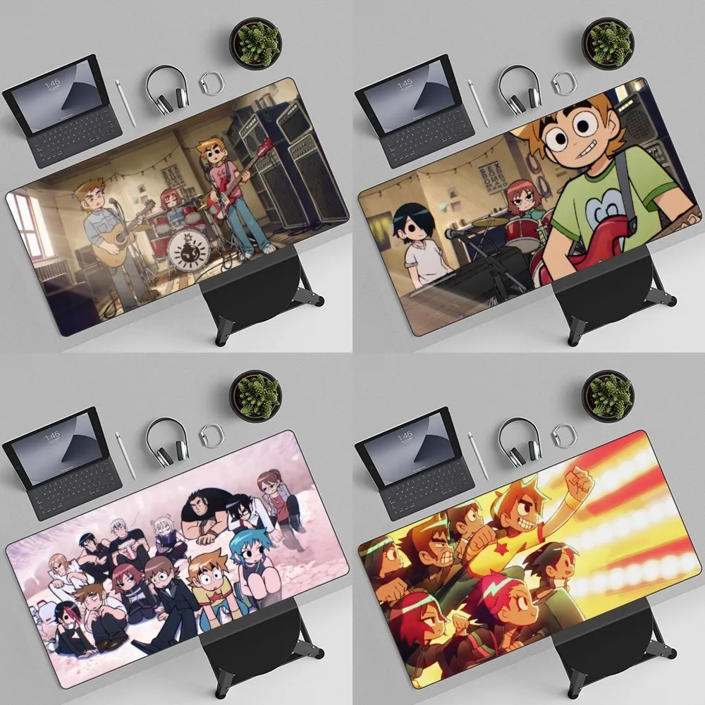 Scott Pilgrim Decolla Mousepad Mousepad Antiscivolo Lockedge Office Student Gaming Addensato Grande Cuscino Da Scrittura
