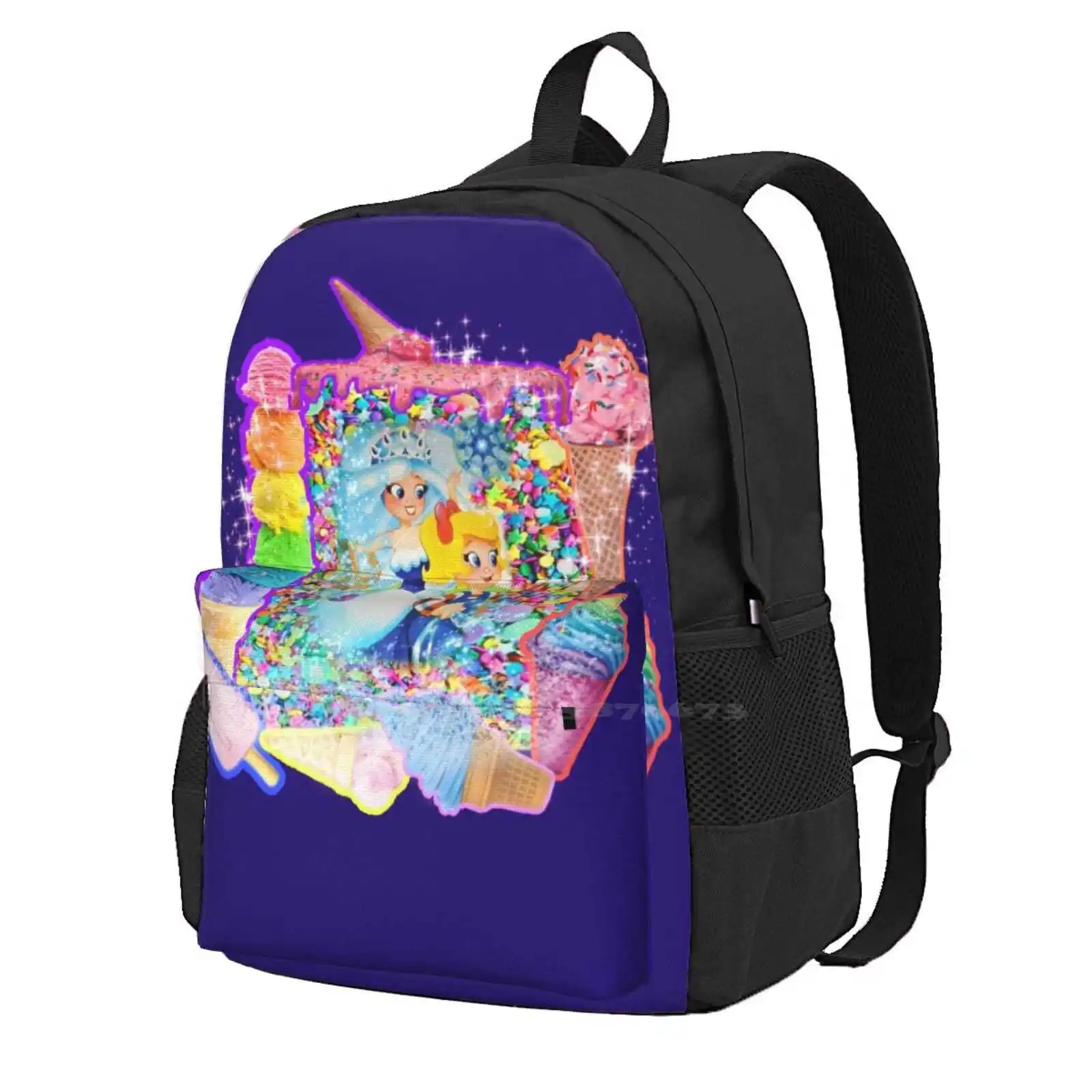 Y2K Estetica Rainbow Frostine Sprinkles School Storage Bag Zaino Per Studenti Rainbow Brite Jem E Gli Ologrammi Sky Dancers