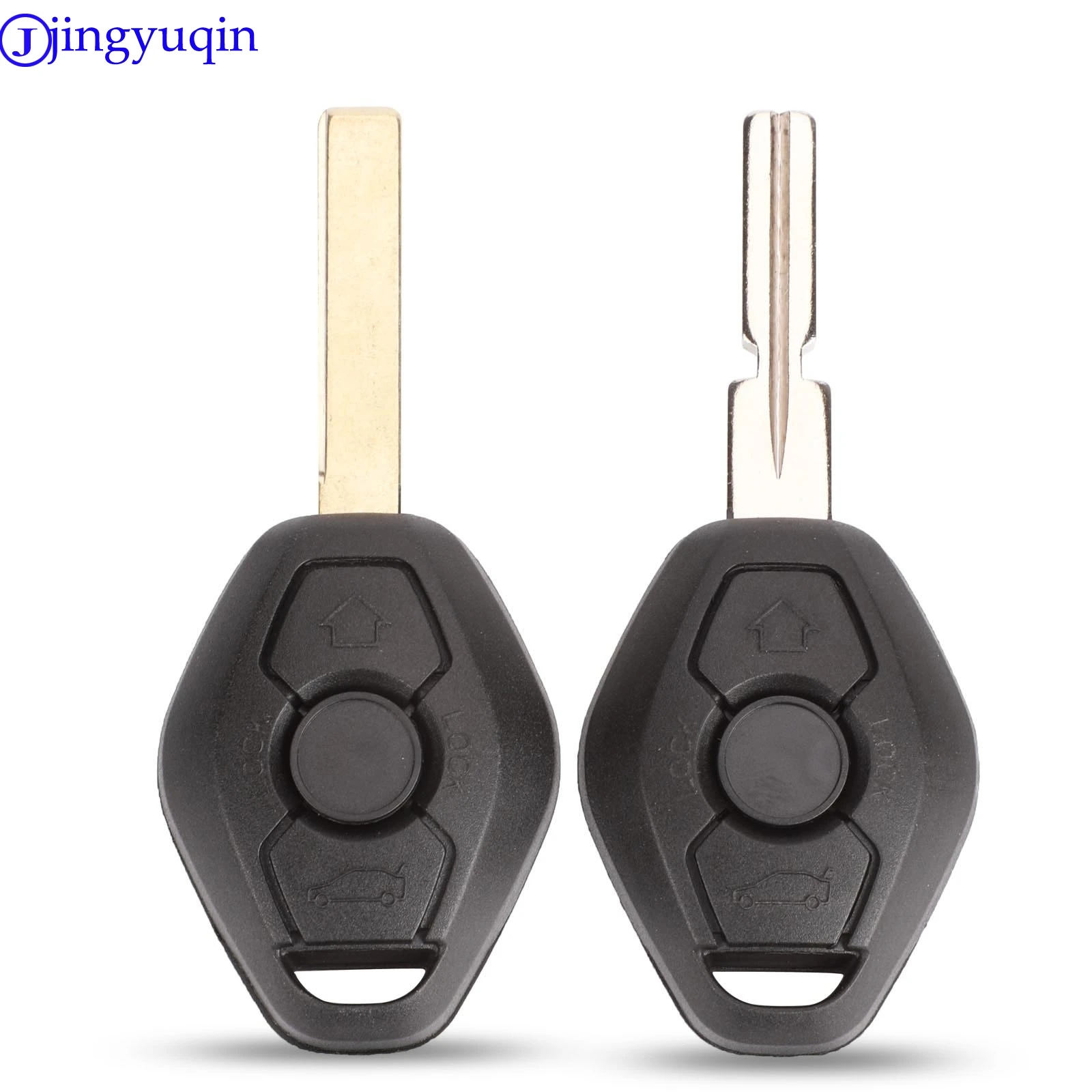 Jingyuqin 30Ps Chiave Auto Chiave A Distanza Caso Fob Borsette Per Bmw 3 5 7 Serie Z3 Z4 X3 X5 M5 325I E38 E39 E46 Chiave (Hu92 Lama)