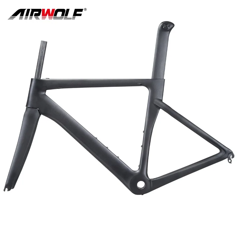 Airwolf T800 Telaio Da Strada In Carbonio Telaio Per Bici Da Corsa In Fibra Di Carbonio Bsa Telaio Per Bici In Carbonio 130*9Mm Gancio Posteriore Per 