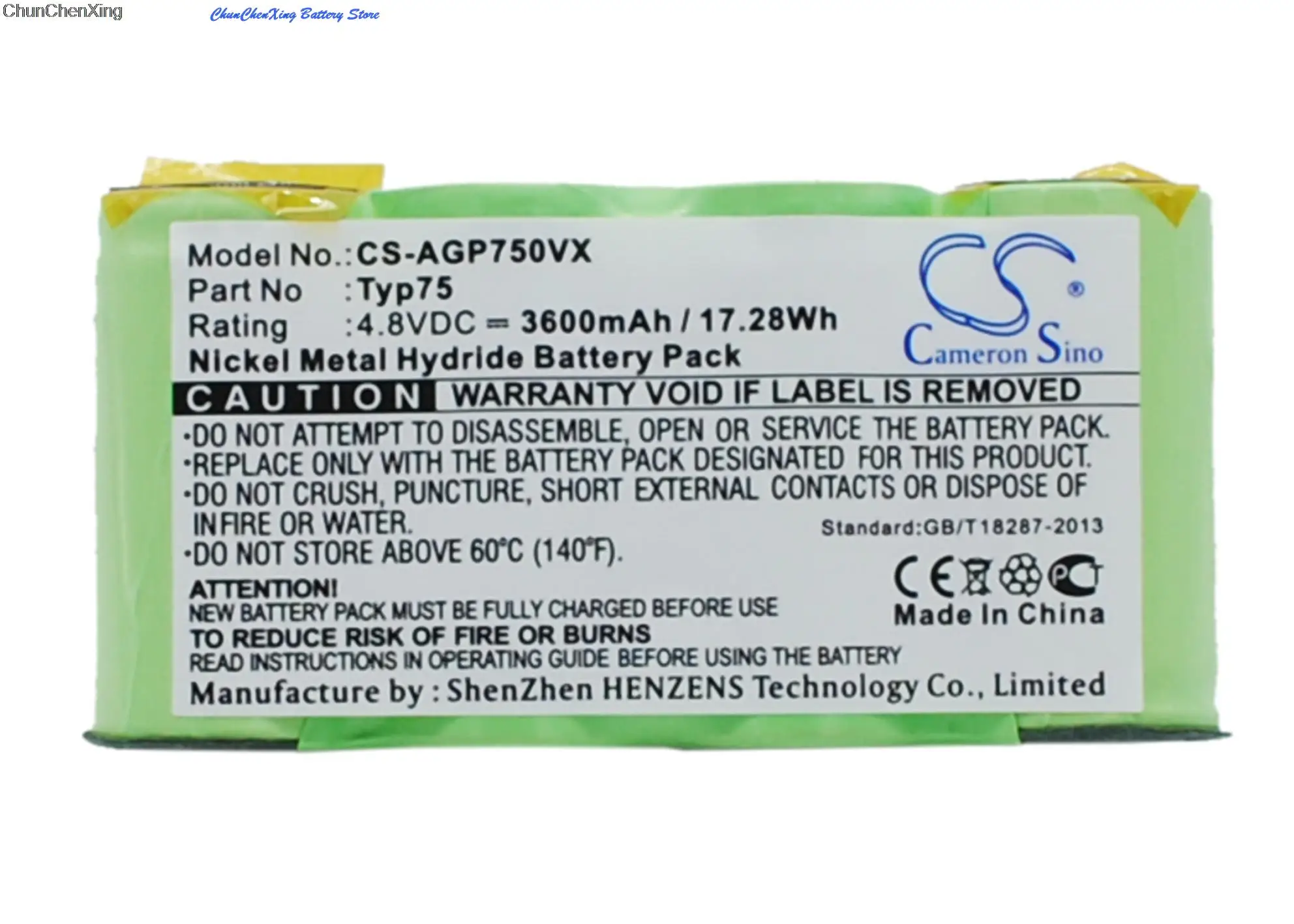 Cameron Sino 3600Mah Batteria Typ75 Per Aeg Ag64X, Liliput Aspirapolvere