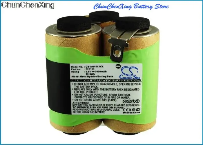 Orangeyu 3000Mah Batteria 520103 Per Aeg Classic 1, Liliput, Liliput Ag1413