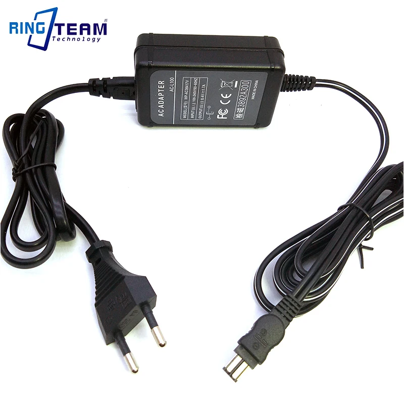Acl100 Ac-L100 Ac-L15 Ac-L10 L10 L15 L100 Fotocamera Adattatore Ca Per Sony Cybershot Dcr-Trv Mvc-Fd Dsc-S30 Dsc-F717 Dsc-F828