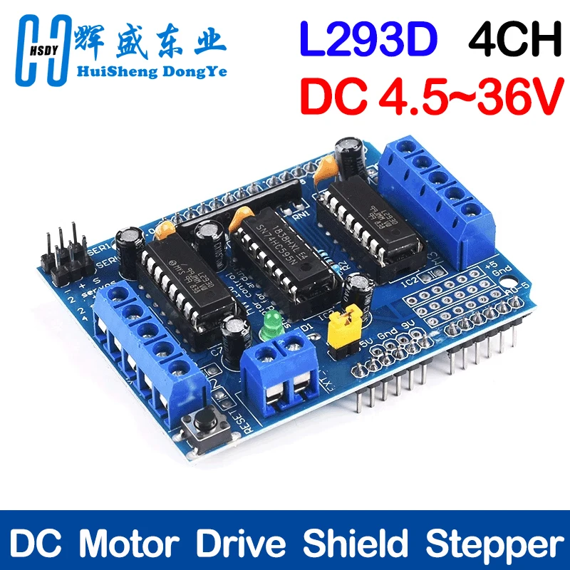L293D Stepper Motor Driver Board Control Shield Module Motor Drive Scheda Di Espansione Per Arduino Mega2560 4 Canali Uno R3