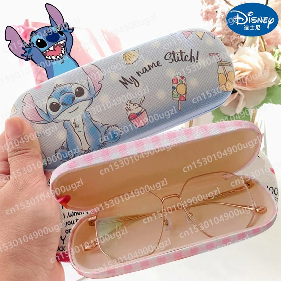 Custodia Rigida Per Occhiali Con Stampa A Punto Disney Custodia Protettiva Per Custodia Rigida Per Cartoni Animati Stich Student Kids Glasses Storage 