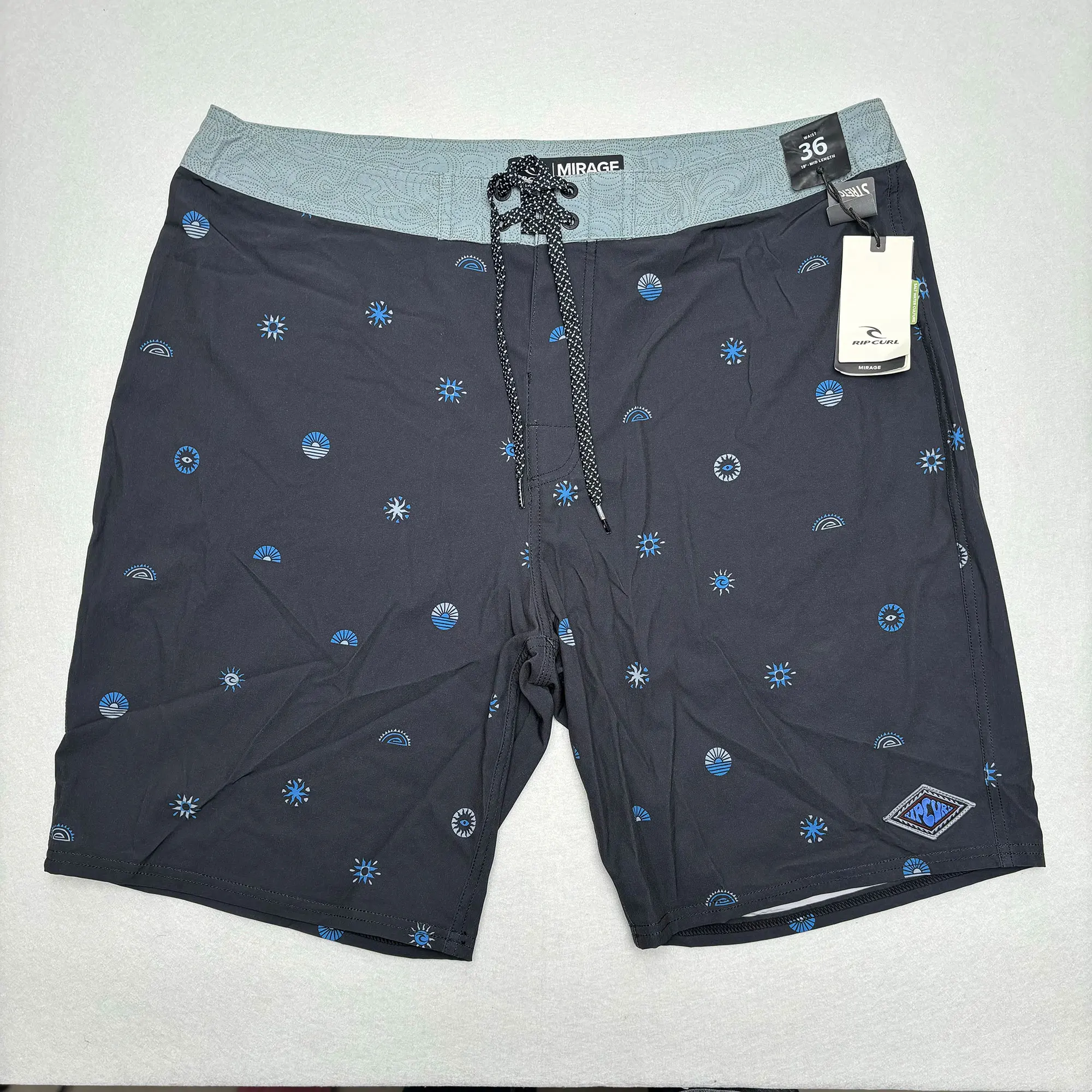 Original Brand Rip Curl Mirge Mens Surf Nuoto Pantaloncini Da Spiaggia Sport Bermuda Quik Dry 4-Way Estensibile