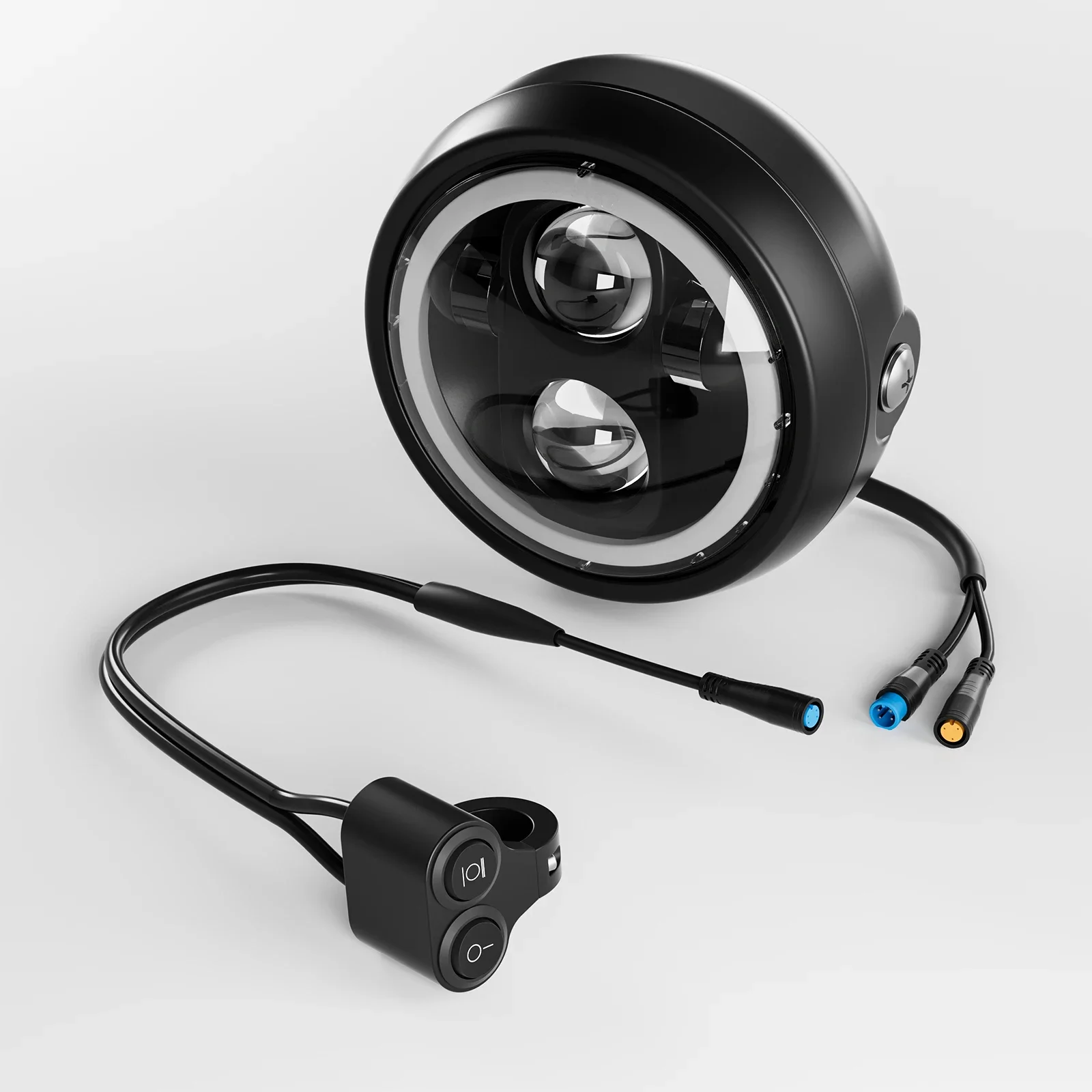 Universale 5.75 "Led Auto Moto Kit Faro Motore Faro Per Super73 Bmw Softail Cafe Racer Chopper Ural Honda Ebike
