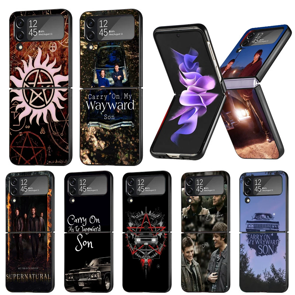Babaite Supernatural Spn Dean E Sam Custodia Rigida Per Pc Posteriore Per Samsung Galaxy Zflip 5 Z Flip 4 Zflip3 Z Flip 3 5G Zflip4 Flip