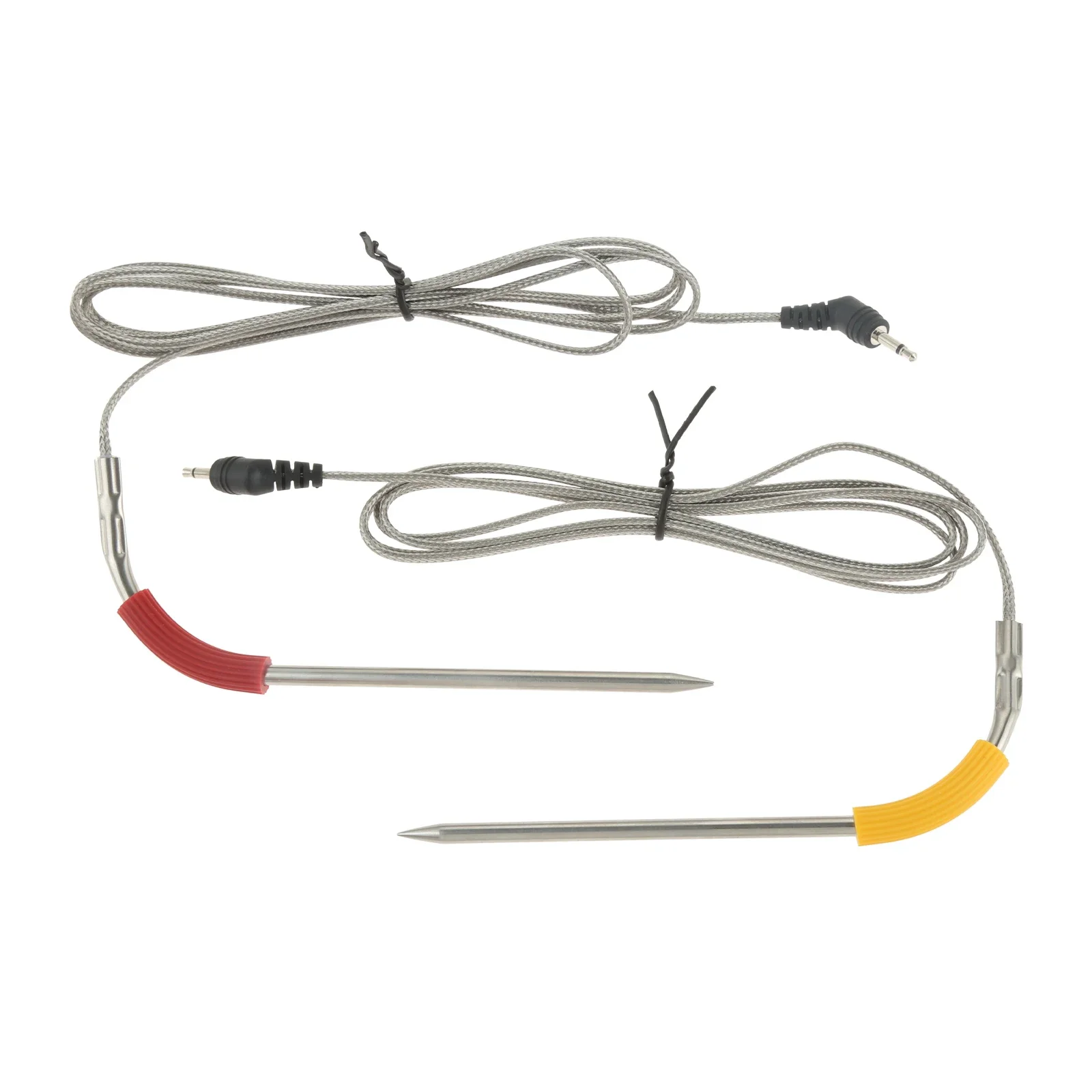 2Pcs Bbq Grill Sonda Di Temperatura Con Supporto A Clip Per Weber Igrill 2/3/Mini/Igrill Pro Series Sensore Di Monitoraggio Della Carne In Acciaio Ino