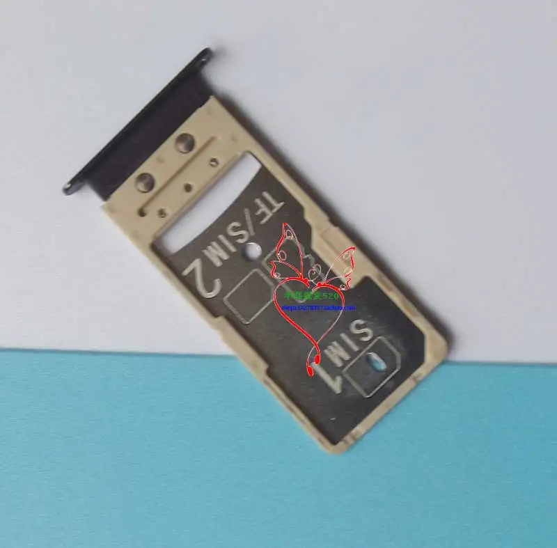 Nuovo Originale Ulefone T2 Sim Vassoio Di Carta Del Supporto Slot Per Schede Per Ulefone T2 Del Telefono Delle Cellule