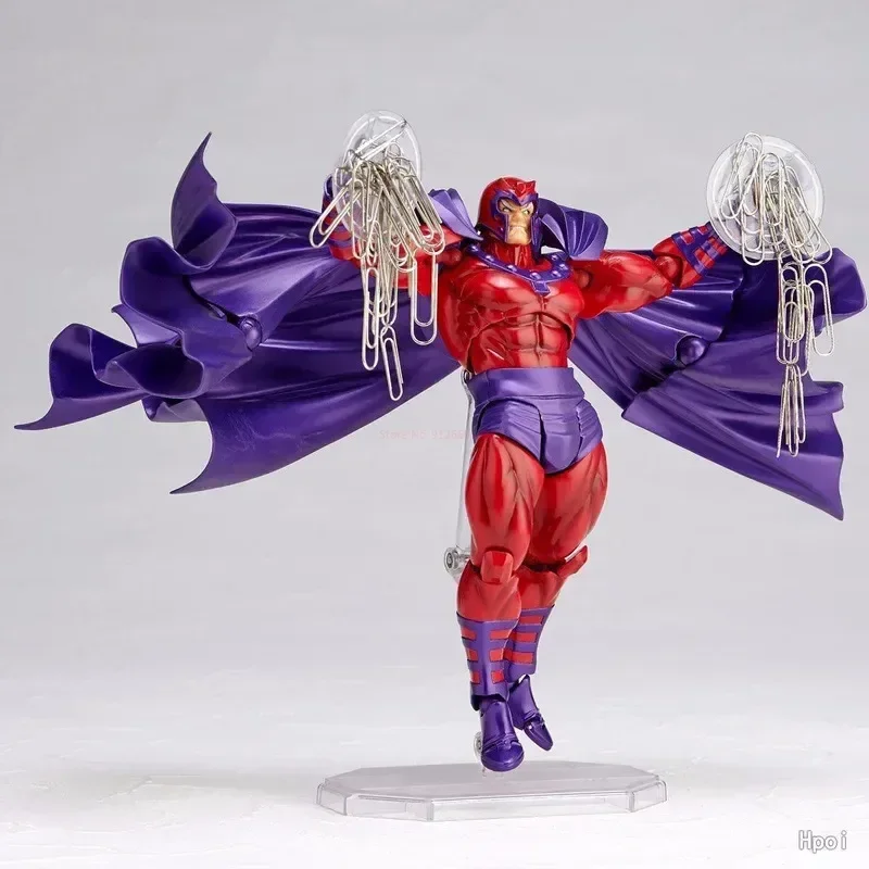 17Cm Marvel Max Eisenhardt Anime Figure Magneto Action Figurine Pvc Model Statue Doll Collection Room Decoration Boy Toy Gifts