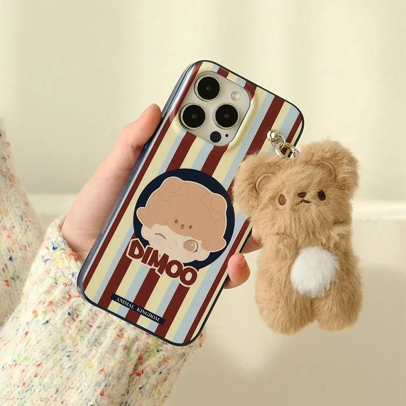 Pop Mart Dimoo Animal Kingdom Series-Custodia Per Telefono Per Iphone 14 Pro Max E Iphone 15 Pro Max